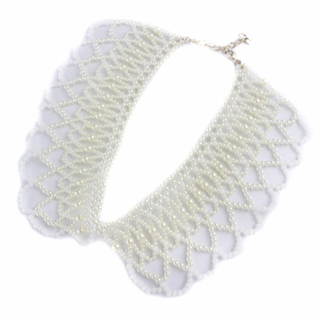 アメリヴィンテージ PEARL COLLAR CHOKER つけ襟 白 その他 アメリヴィンテージ PEARL COLLAR CHOKER つけ襟 白 その他