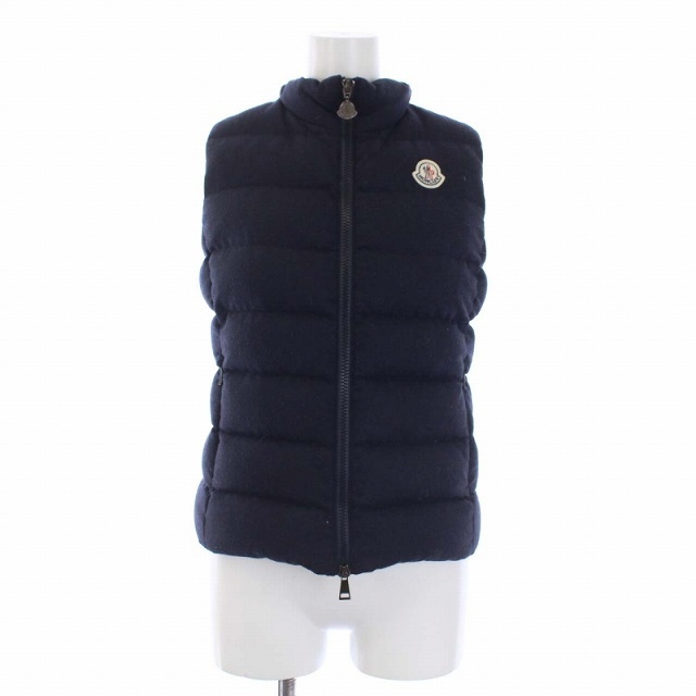 モンクレール ghany gilet ダウンベスト ジップアップ 00 XS 紺 | www