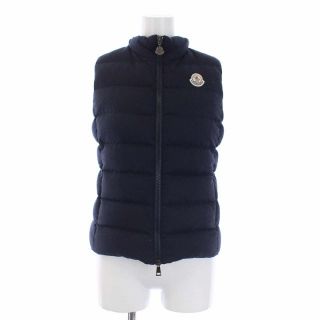 モンクレール(MONCLER)のモンクレール ghany gilet ダウンベスト ジップアップ 00 XS 紺(ダウンベスト)