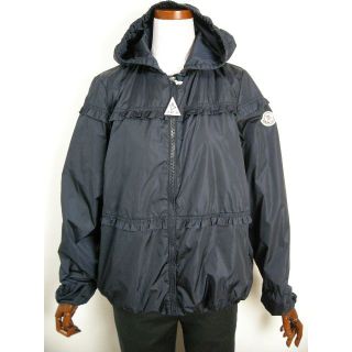 モンクレール(MONCLER)のキッズ14A(大人女性0)新品モンクレールPRAGUEフリル付ナイロンジャケット(ジャケット/上着)