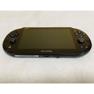 プレイステーションヴィータ(PlayStation Vita)のPSVita PCH-2000 ZA11 本体 ブラック 動作確認済み(家庭用ゲーム機本体)