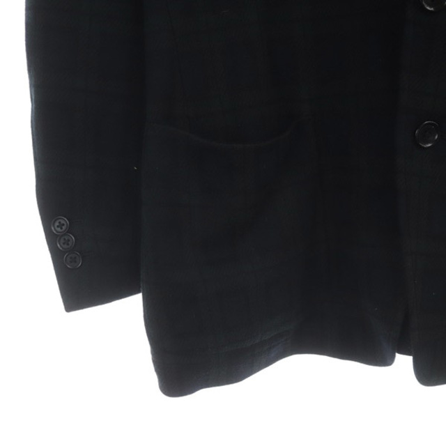 TOMORROWLAND(トゥモローランド)のトゥモローランド テーラードジャケット チェック 背抜き 2B ウール混 46 メンズのジャケット/アウター(テーラードジャケット)の商品写真