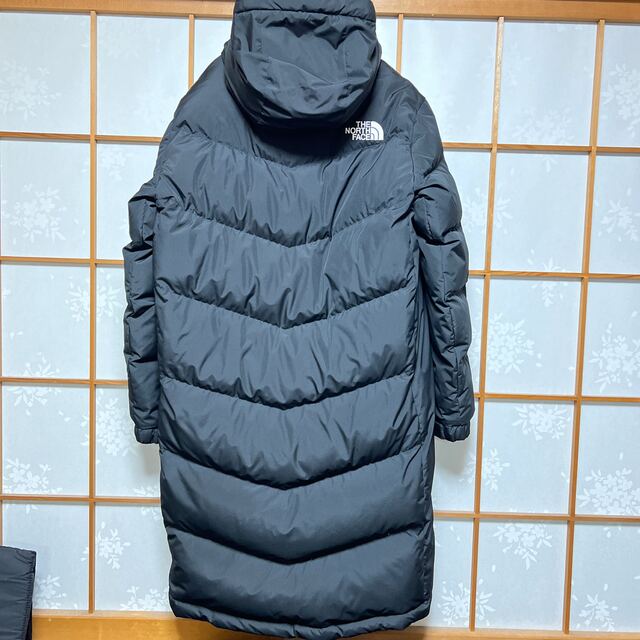 THE NORTH FACE(ザノースフェイス)のウータン専用　ノースフェイス　ダウン　ロング　ブラック　M 韓国　美品 メンズのジャケット/アウター(ダウンジャケット)の商品写真