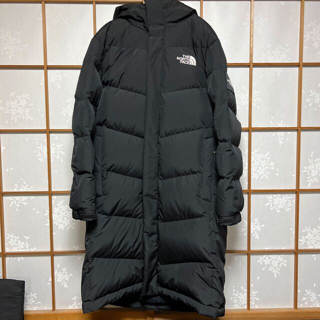 THE NORTH FACE(ザノースフェイス)のウータン専用　ノースフェイス　ダウン　ロング　ブラック　M 韓国　美品 メンズのジャケット/アウター(ダウンジャケット)の商品写真