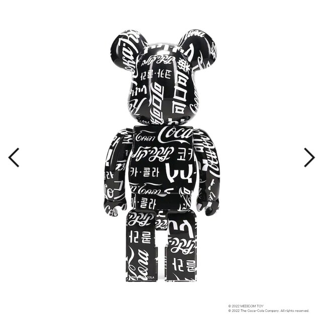 MEDICOM TOY BE@RBRICK Coca-Cola × atmos ハンドメイドのおもちゃ(フィギュア)の商品写真