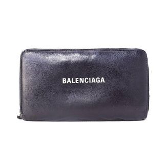 バレンシアガ(Balenciaga)のBALENCIAGA EVERYDAY 財布 長財布 ロゴ 黒 551935(長財布)