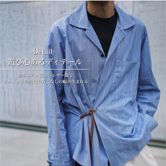 SUNSEA - SANSEA19AW HANK STRIPE GIGOLO SHIRTの通販 by SUNSEA - SANSEA19AW HANK STRIPE GIGOLO SHIRTの通販 by