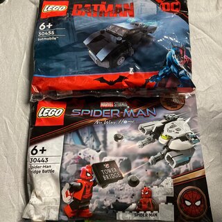 レゴ(Lego)のLEGO ポリバッグ　2点セット　バットマン　スパイダーマン(キャラクターグッズ)