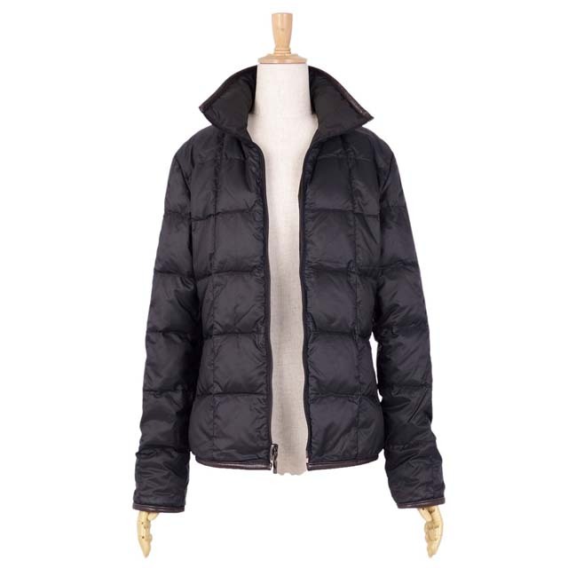 モンクレール MONCLER ジャケット ダウン リバーシブル ジップアップ レディース アウター 1(S相当) ブラック