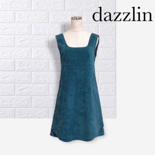 ダズリン(dazzlin)のダズリン ベロア コンパクト ジャンスカ ワンピース(ミニワンピース)