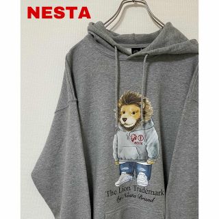 ネスタブランド(NESTA BRAND)の田中さん様専用ネスタブランド ライオンロゴ オーバーサイズのパーカー(XL)(パーカー)