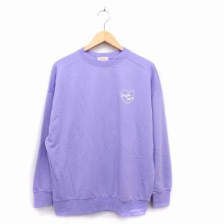 アザー(other)のパペル ラピス カットソー Tシャツ 長袖 ワンポイント パープル /KT46(カットソー(長袖/七分))