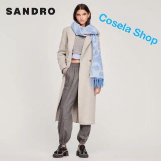 Sandro サンドロ　レディースコート　ブルー