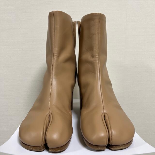 Maison Margiela ベージュ ミドルヒール Tabi タビブーツ