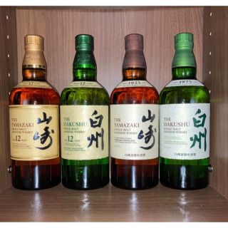 白州 12年 白州 NV 山崎 12年 山崎 NV 飲み比べ 4本セット！ の通販 by ...