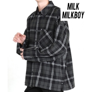 ミルクボーイ(MILKBOY)のMILK BOY BOX L/S CHECK SHIRT(シャツ)