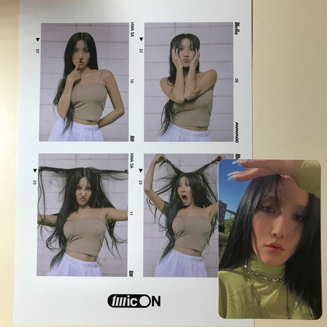 MAMAMOO ファサ 4カットフォト+トレカ エンタメ/ホビーのCD(K-POP/アジア)の商品写真