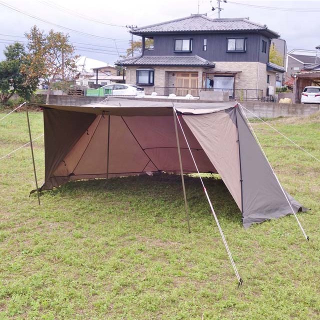 ペグ17本自在付きロープテンマクデザイン tent-Mark DESIGNS 大炎幕 DAI EN-MAKU TM-19BW05 前幕 インナーテント パップテント キャンプ アウトドア