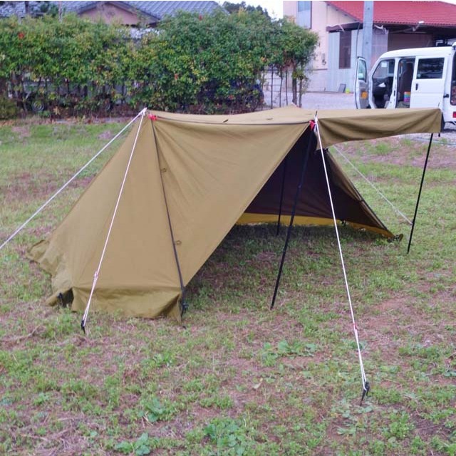 美品 テンマクデザイン tent-Mark DESIGNS 炎幕 TC-DX 前幕 跳ね上げ