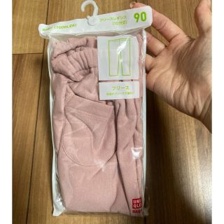 ユニクロ(UNIQLO)のユニクロ　フリースレギンス   90(パンツ/スパッツ)