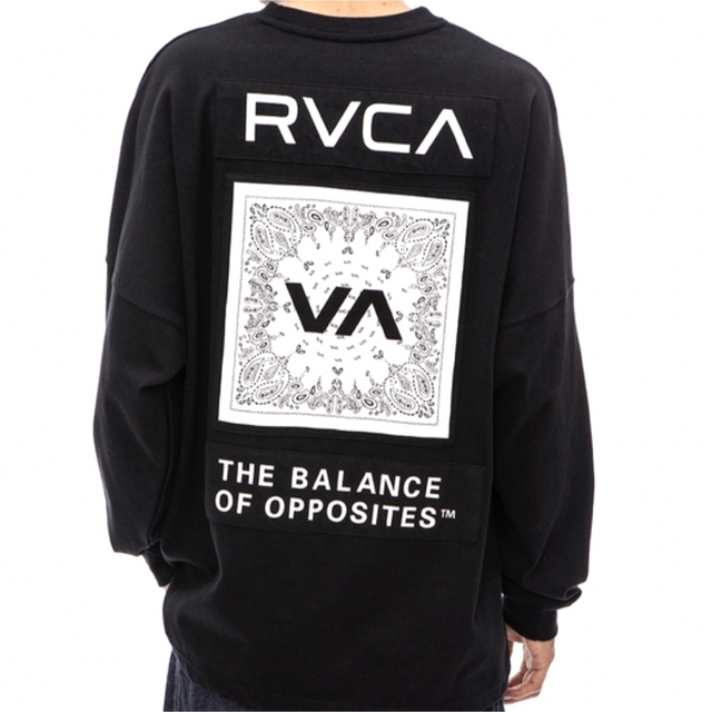 残り1点 ルーカ RVCA メンズ レディース 長袖Tシャツ ドロップショルダー