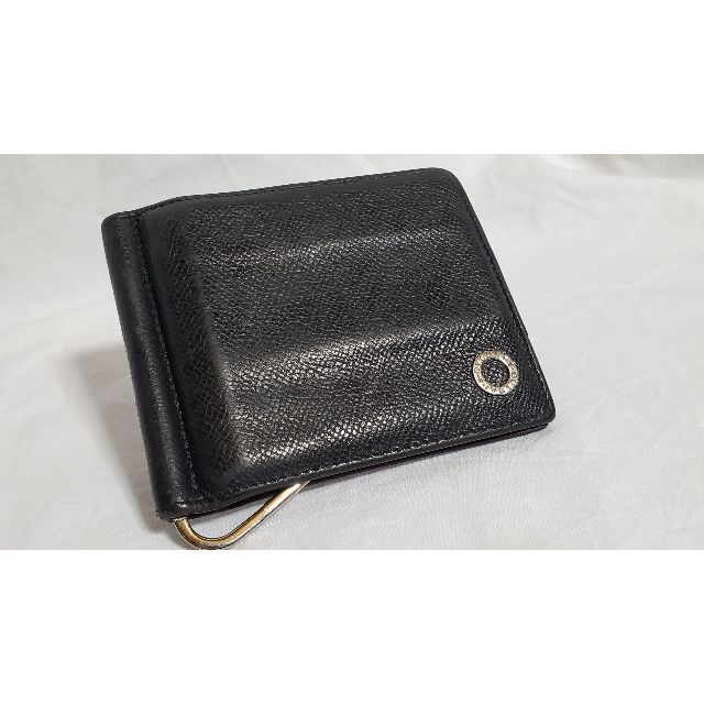 正規 ブルガリ ビーゼロリングロゴ レザーマネークリップ黒 カードケース有 財布 | フリマアプリ ラクマ