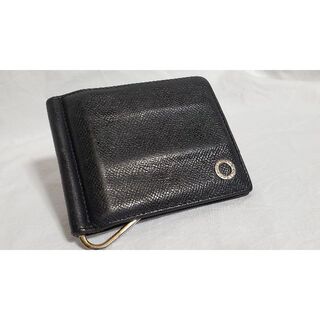 ブルガリ(BVLGARI)の正規 ブルガリ ビーゼロリングロゴ レザーマネークリップ黒 カードケース有 財布(マネークリップ)