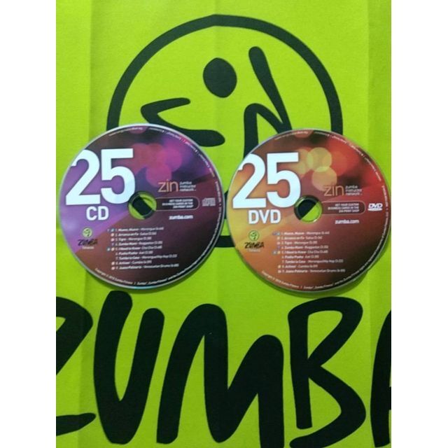 ZUMBA　ズンバ　ZIN25　CD＆DVD　インストラクター専用　希少