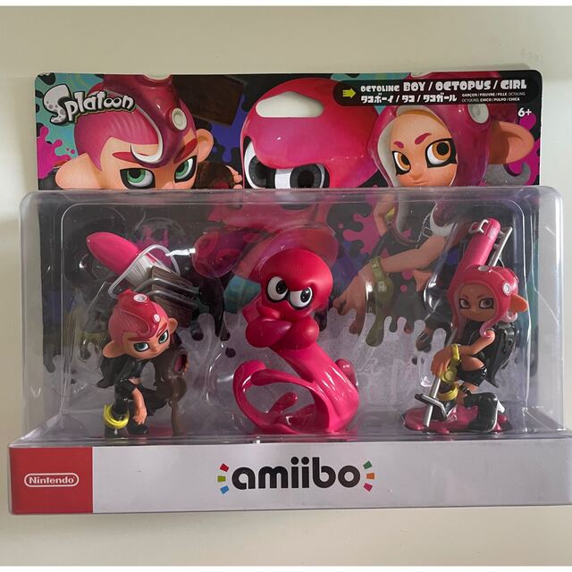 【スプラトゥーンamiibo】スプラ3トリプルセット+タコ（ひれおくんギア）