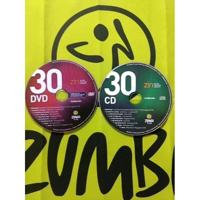 超希少！　ZUMBA　ズンバ　ZIN30　CD ＆ DVD　インストラクター専用