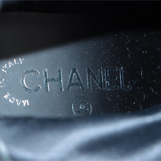 CHANEL(シャネル)の【美品】CHANEL ツイードサイハイブーツ　38 レディースの靴/シューズ(ブーツ)の商品写真