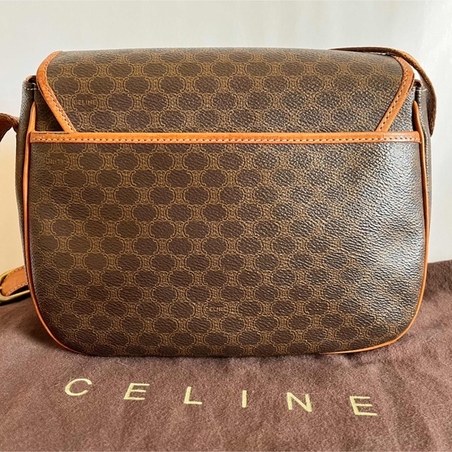 【人気】セリーヌ　マカダム　ショルダーバッグ　Celine バッグ　ヴィンテージ