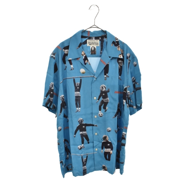 WACKO MARIA ワコマリア 20SS BOB MARLEY / HAWAIIAN SHIRT ボブマーリー ハワイアン シャツ アロハシャツ ブルー