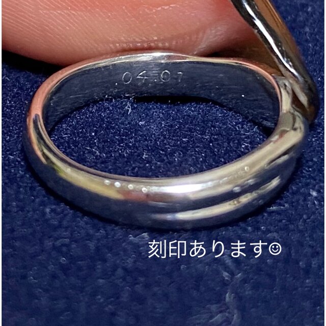 PT950  ピンキーダイヤモンドリング　1.5号　ピンクダイヤモンド　ピンキー レディースのアクセサリー(リング(指輪))の商品写真