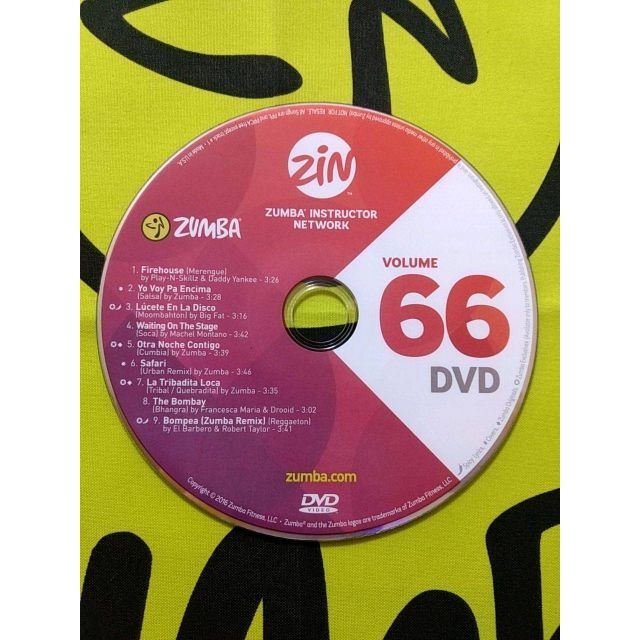 超希少品！ ZUMBA ズンバ ZIN6 CD DVD インストラクター専用-