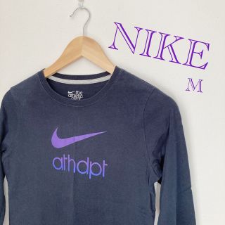 ナイキ(NIKE)のNIKE ナイキ　ロンT M ネイビー(Tシャツ(長袖/七分))