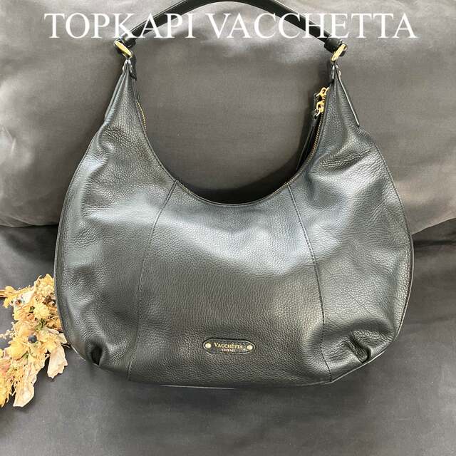 VACCHETTA TOPKAPI トプカピ　ショルダーバッグ　ブラック　レザー