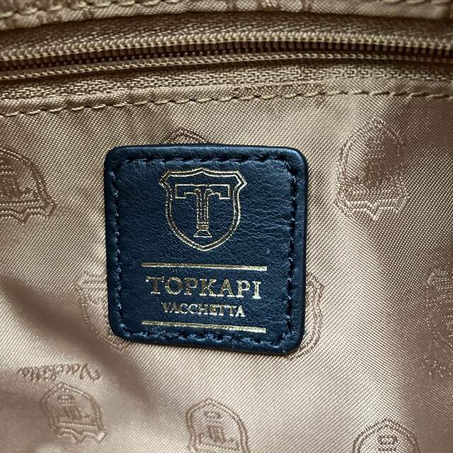 TOPKAPI(トプカピ)の高級　TOPKAPI VACCHETTA ショルダーバッグ　ブラック　レザー レディースのバッグ(ショルダーバッグ)の商品写真