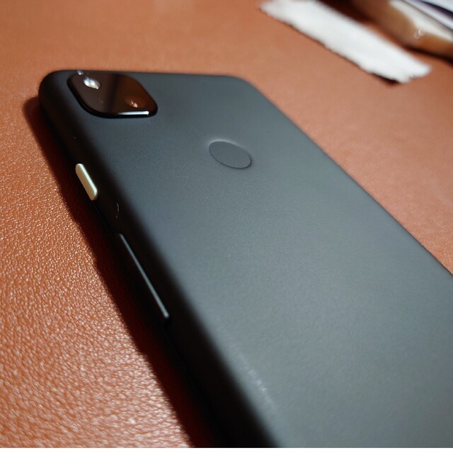 Google Pixel(グーグルピクセル)の[美品]Google Pixel 4a  JustBlack スマホ/家電/カメラのスマートフォン/携帯電話(スマートフォン本体)の商品写真