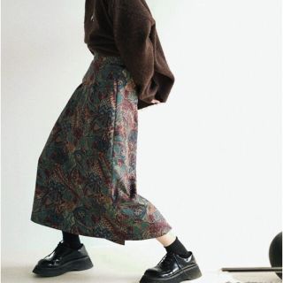 トゥデイフル(TODAYFUL)の未使用 柄スカート clane todayful acne toga mame (ロングスカート)