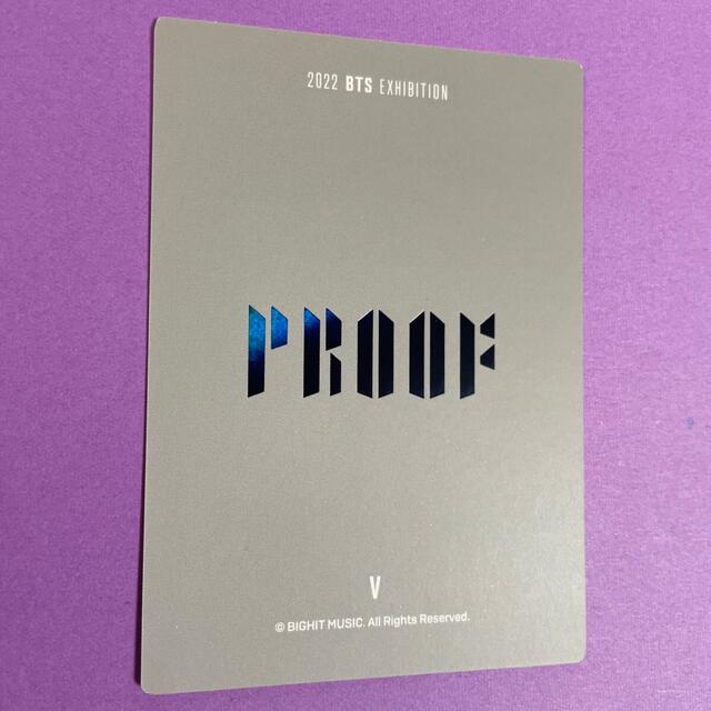 防弾少年団(BTS)(ボウダンショウネンダン)のBTS proof exhibition トレカ　テヒョン　テテ V エンタメ/ホビーのタレントグッズ(アイドルグッズ)の商品写真