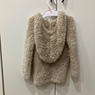 エイチアンドエム(H&M)のH&M ビッグフード　モコモコ　パーカー　80(ニット/セーター)