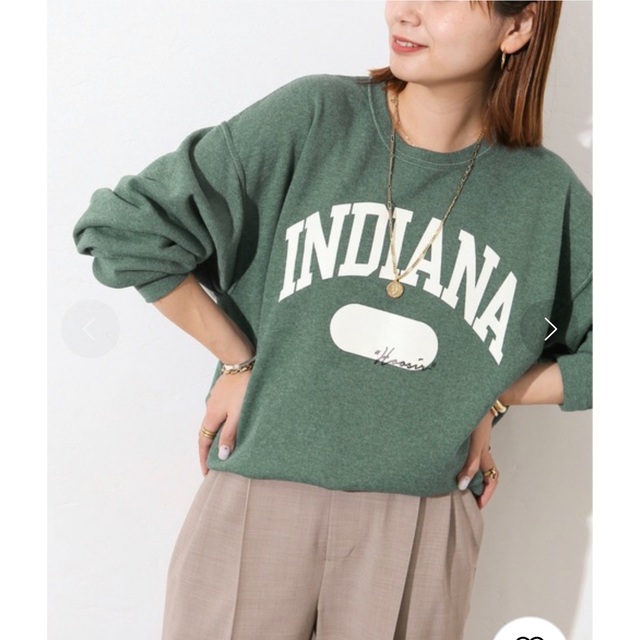 JOURNAL STANDARD(ジャーナルスタンダード)のJOURNAL STANDARD 別注Odub  INDIANA スウェット レディースのトップス(トレーナー/スウェット)の商品写真