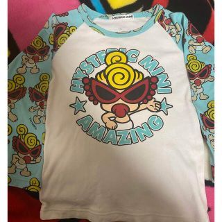 ヒステリックミニ(HYSTERIC MINI)のヒス ラグラン 青(Tシャツ/カットソー)