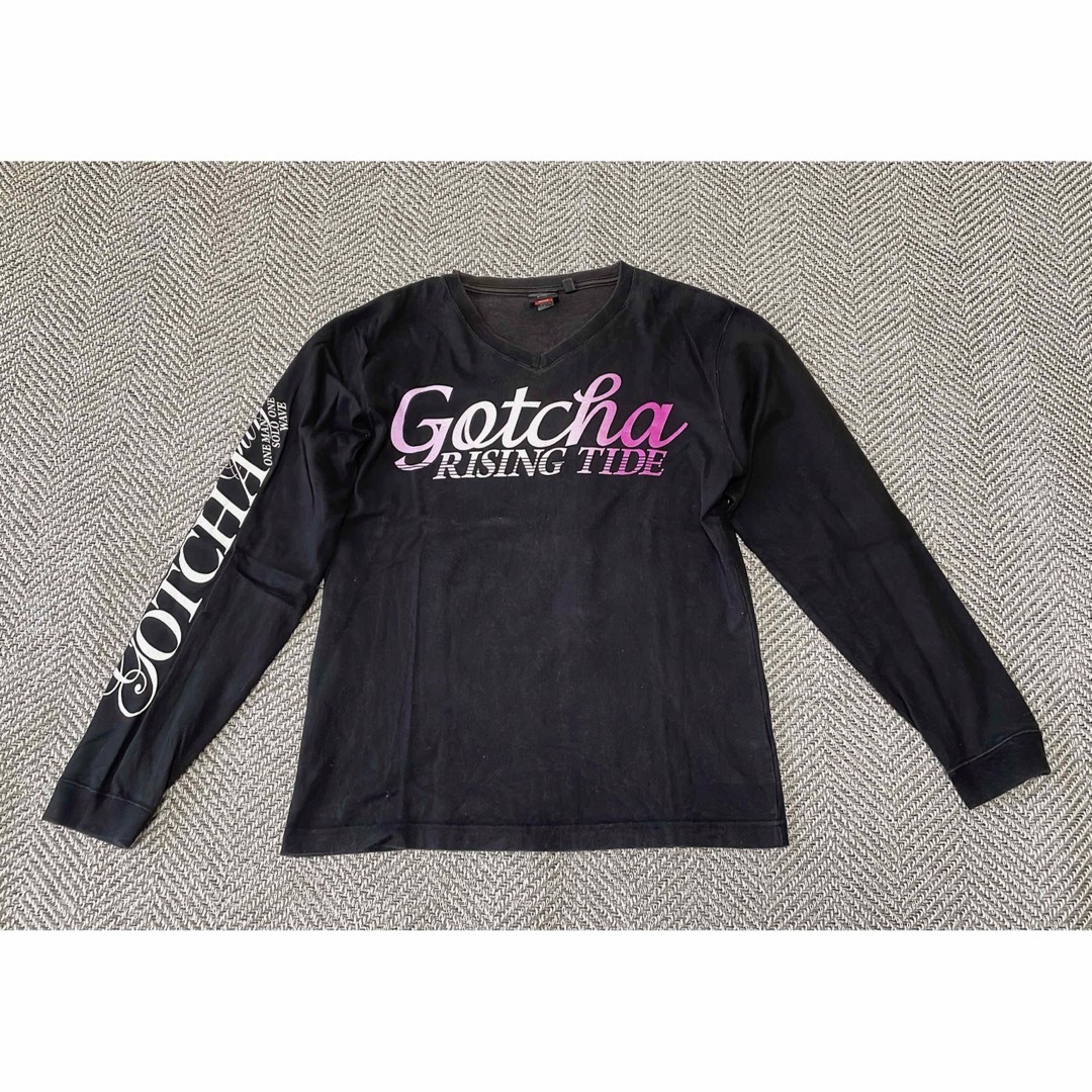 GOTCHAガッチャ長袖Tシャツ☆ブラック