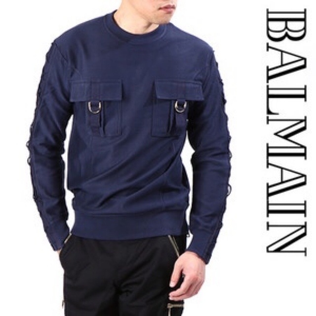 BALMAIN(バルマン)のBALMAIN トレーナー メンズのトップス(Tシャツ/カットソー(七分/長袖))の商品写真