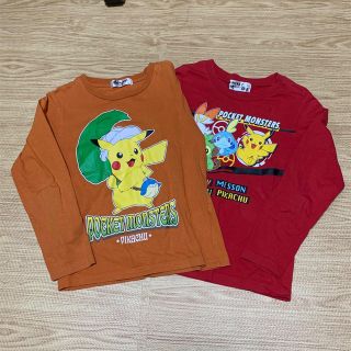 タカラトミー(Takara Tomy)のいくまる3744さま専用❣️ポケモン　長袖Ｔシャツ２枚セット 130cm(Tシャツ/カットソー)