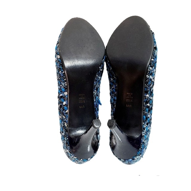 DIANA(ダイアナ)の【DIANA】エナメル切り替えツイードパンプス レディースの靴/シューズ(ハイヒール/パンプス)の商品写真