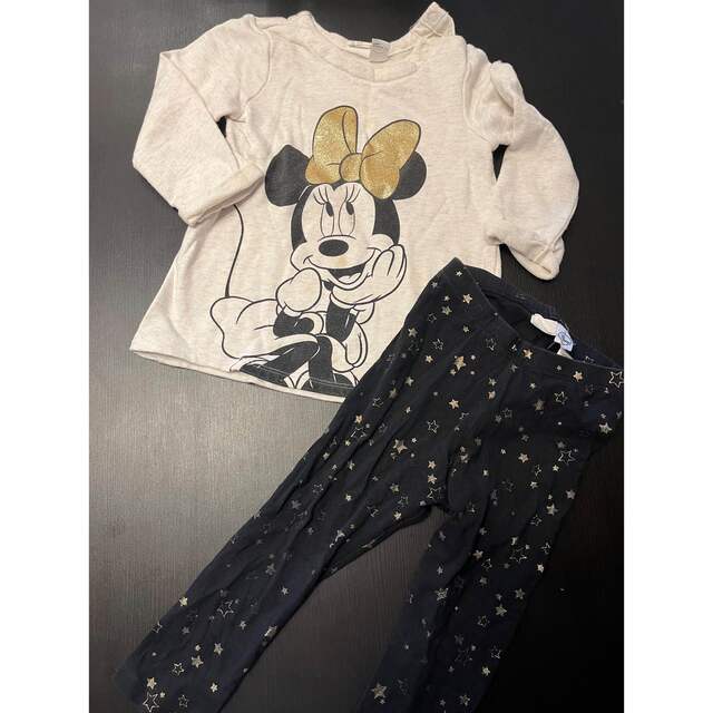 Disney(ディズニー)のミニーちゃん　スウェットandレギンスセット キッズ/ベビー/マタニティのキッズ服女の子用(90cm~)(パジャマ)の商品写真