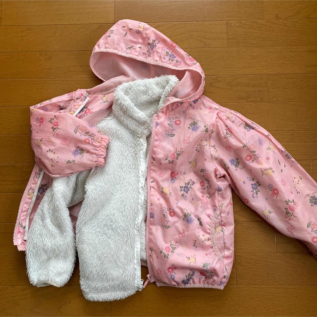 THE SHOP TK(ザショップティーケー)のTHE SHOP TK 130 ウィンブレとフリース キッズ/ベビー/マタニティのキッズ服女の子用(90cm~)(ジャケット/上着)の商品写真